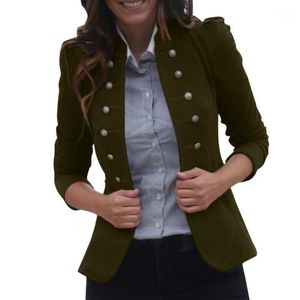 Wholesale green coats for ladies for sale - Group buy Green Women Plus Size Winter Warm Vintage Tailcoat Jackets Overcoat Outwear Uniform Retro Buttons Short Coat For Ladies Cosplay1