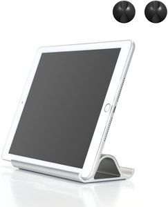 Supporto per tablet, supporto per cellulare in alluminio con base antiscivolo e comoda porta di ricarica adatta per comodino, ufficio, scrivania.