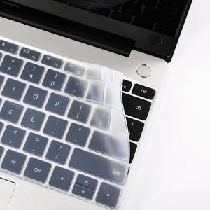 キーボードは、Huawei MatebookのTPUステッカーをカバー13 X Pro Silicone USロシア文字カバーD 14 15保護スキン1