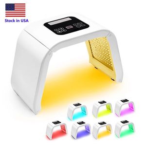 Stock in US 7 Color New LED Light Photodynamic Facial Skin Care Body Relaxation Therapy Device Multifunctional Beauty Instrument Home Use on Sale