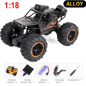 2020 NUOVA AUTO RC con videocamera HD Wireless Climbing Off-Road Vehicle Wifi Camera Video Sensore di gravità Giocattoli di controllo del telefono cellulare Auto