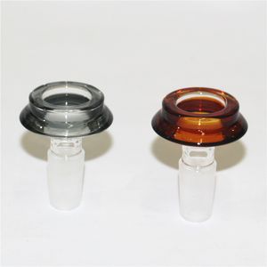 14mm 18mm macho hookah tigela de vidro de alta qualidade peruca wag tigelas de vidro para tubos de água tubos bongs ÓLEO DAB