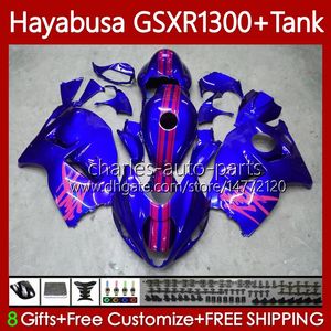 Suzuki Hayabusa GSXR 1300cc Hafif Mavi Için Vücut Kiti 1300 CC 2002 2003 2004 2005 2006 2007 74N0324 GSX-R1300 GSX R1300 GSXR-1300 96-07 GSXR1300 96 97 98 99 00 01 Kuraylar