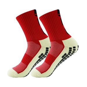 Football Socks Men and Women Sports Socks Non-slip Silicone Bottom Soccer Basketball Grip Socks 2023