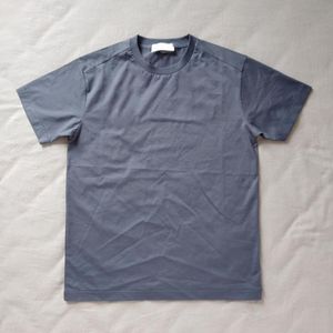 Sıcak Satış Moda tişört -Merserize Pamuk Erkek Mürettebat Yaka T Shirt Nefes