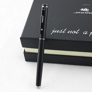 Fountain Pens Jinhao Fine 0.38 Nib Full Metal Pen 0.5mm Ink Dolma Kalem Caneta Tinteiro Stationery Business Signing Pens1