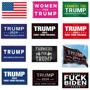 Trump 2024 Flaga Biden Flaga 3x5 Weź Ameryka Back Outdoor Indoor Decoration Banner Poliester Trwałe Outdoors HH21-379