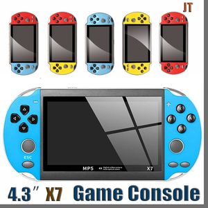 JTD X7 INCH Video Game Console MP5 GB ROM Double Rocker Dual Joystick Arcade Games Handheld Game Player Portable Retro Console inch