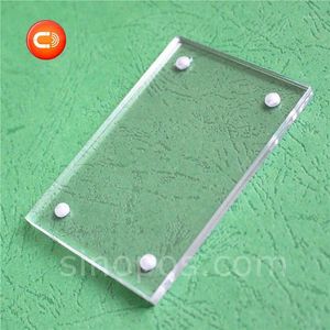 Ímã Combinado Sinal Acrílico Suporte Plano, Magnético Horizontal Clear Quadro Plástico Foto A5 A4 Cart Card Cartaz Mesa De Mesa De Mesa Display1