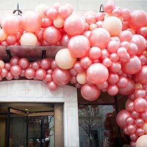 Rose Gold Balloon Party Decoração Champagne Casamento Amazônia Amazon Border Birth Birth Balloons Balloons Parties também pode usar a cor