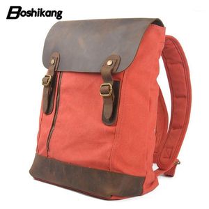 Rucksack Boshikang Hohe Qualität Förderung Mode Designer Vintage Leinwand Große Größe Männer Reisetaschen Große Kapazität Gepäck Rucksäcke1