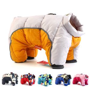 Winter Pet Dog Apparel Clothes Super Warm Jacket Thicker Cotton Coat Waterproof Small Dogs Pets Clothing For French Bulldog Puppy 20220111 Q2