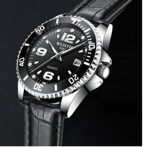 Lüks Saatler İzle Erkekler Dönebilen Çerçeve GMT Safir Cam 30 M Su Tam Paslanmaz Çelik Spor Moda Kuvars Reloj Hombre
