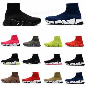 2024 SOCKS TENNIS RACE Runners Casual Shoes Triple Black White Grey Flat Men Women mode Off Sport Trainers Scarpe Sneakers C36