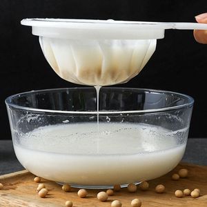 コーヒーフィルター100 メッシュキッチン超微細ひずみナイロンフィルタースプーン適切な豆乳ヨーグルト
