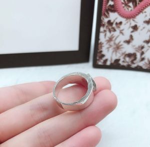 Top Quality Trend New Ring High Quality Sterling Silver Ring S925 Material Wild Couple Ring Fashion Product Supply