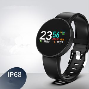 D3p Smart Watches color screen glass heart rate 68 waterproof sports watch bluetooth smart bracelet free shipping