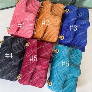 G8744 Velvet Material Lady Bags Luxury Classic Design måste köpa axelväska med stor kapacitet för lagring och storag e