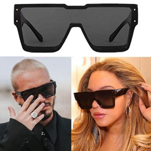 Designer CYCLONE SUNGLASSES Z1547E eckiger Linienrahmen und tiefes Fasendesign, dicke Platte, reflektierende Kristalldekoration, klassische Herrenbrille von höchster Qualität, mit Box