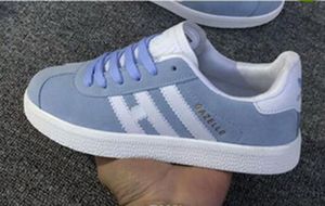 Elbise Ayakkabı Unisex Gazelle Klasik Rahat Düz Ayakkabı Süet Sneakers Açık Hafif Erkek Kadın Zapatillas Yürüyüş Yürüyüş Ayakkabıları 36-44