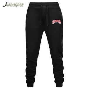 Herren Hosen Baumwolle Herbst Winter Grau Casual Lustige Backwoods Gedruckt Männer Jogger Jogginghose Plus Größe Schwarz Hosen Pantalon Y200116