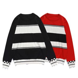 Moda Mens Camisolas para Outono e Inverno Casual Homens Mulheres Sweater com letra de manga longa Mens Streetwear Camisolas