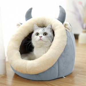 Luksusowe Pet Cat Nest Bed Dog House Litter Sleeping Seasons Universal M-XL Łóżka Meble