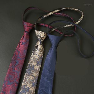 ネックネクタイSitonjwly Paisley Floral for mens women lazy Fashion Necktie Male Business Shird Accessory Custom Logo1