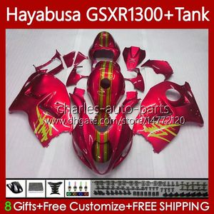 Corpo de Hayabusa para Suzuki GSXR 1300cc GSX R1300 1300 CC 1996-2007 74No.161 GSX-R1300 GSXR-1300 2002 2003 2004 2005 2006 2007 GSXR1300 96 97 Luz Vermelha 98 99 00 01 Feeding