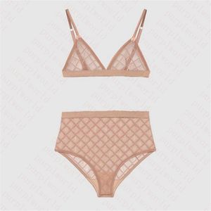 Luxus Jacquard Bras Dessous Frauen Badebekleidung Nachtwäsche Klassiker Brief Badeanzüge Stickerei Dame Dessous BH Girls Sexy Unterwäsche