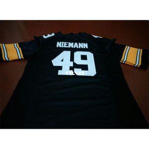 Cheap 2324#49 Nick Niemann Iowa Hawkeyes Alumni College Jersey S-4XLor custom any name or number jersey