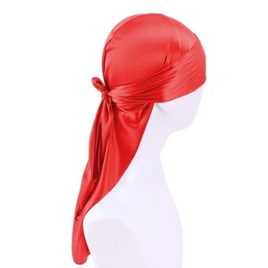 Mäns Nya Hårlock För Sova Lång Toe Toe Silk Tjockad Imitation Tie Pirathatt Satin Headband Tillbehör Coloring Durag