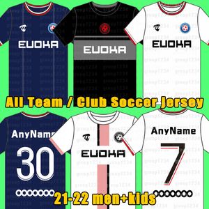 Tailândia Top Quality 21 22 Todo Team Futebol Shirts 2021 2022 Futebol Camisas Personalizado Logotipo Jogador Nome Número Football Jersey