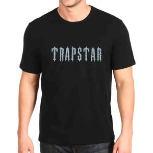 Camisetas Nova moda Impresso TrapStar Design Mens Loose Personalização Tees