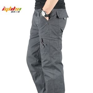 الرجال البضائع السراويل عارضة متعددة جيوب السراويل التكتيكية العسكرية pantalon hombre الرجال sweatpants مستقيم طويل بنطلون زائد الحجم 3xl 201113