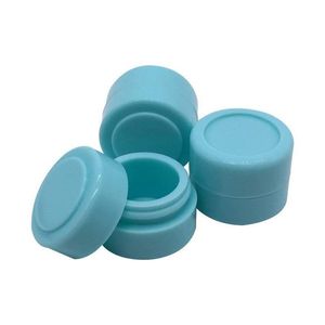 2022 Ny 2 ml Silikon Non-stick container DAB-burk för koncentrat vaxolja silikonbehållare