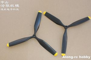 free shipping -3PCS 9507S or 9507R 3 blades Propeller for RC airplane part Flightline B-24 Liberator or OV-10A Bronco