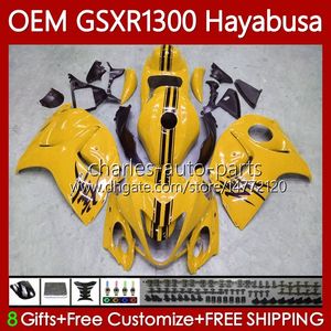 Fairings De Hayabusa De 2008. venda por atacado-Nova Injeção Amarela para Suzuki Hayabusa Body GSXR GSXR CC No cc GSXR1300 GSX R1300 Concedentes