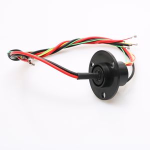 1pc 2ch 15a / 3ch 2a Mini Signal Slipring Cap-formad ledande slingring Roterande elektrisk kontakt Integrerad miniatyrfog