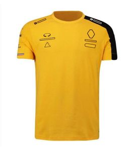 2021 roupas da equipe camisa polo lapela f1 corrida terno camiseta masculina manga curta carro workwear personalização
