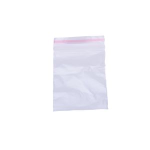 100 pcs / pack pequeno zip sacos de plástico reclosable saco transparente saco de sapato saco de armazenamento de vácuo poli desobedecer sacos espessura