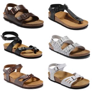 Sandali da spiaggia di yara sandali da spiaggia da donna pannelli di sugheri estivi da donna a infradito piatto moccioni rosa bianchi vetrini chaussures casual scarpe eur 34-47