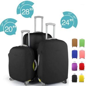 Sacos de Armazenamento Capa protetora de bagagem Cor de doces para 18-30 polegadas Trolley Mala Elastic Poeira Acessórios de viagem