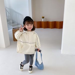 春の秋のお母さんと子供のファッションライト屋外のジャケット家族の緩いパーカー210508