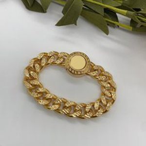 Designer armband för män kvinnor lyx smycken mode guld huvud armband märken m märken v kedja länk bröllop hip hop sätter halsband r