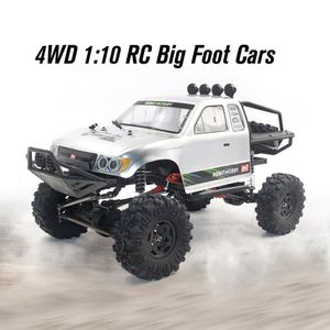New 1093-ST 1:10 2.4G 4WD Brushed RC Crawler Car Remote Control Off-road Big Foot Vehicle Model RTR Toy For Kids Gift