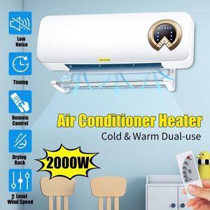 2000W Wall Mounted Air Cooler Conditioner Heater Fan Heating Cooling Room Bathroom Waterproof Remote Control Air Conditioning1