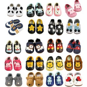 Sitaile högkvalitativ anti-slip första walker baby skor mjuka läder toddler skor naturliga material bekväma barn skor 201130