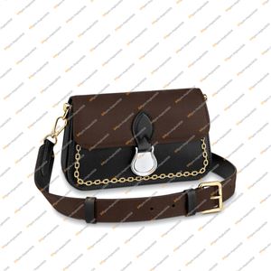 Senhoras moda casual designer vintage cruz corpo sacos de ombro bolsa saco de ferragem venda quente m45559 bolsa