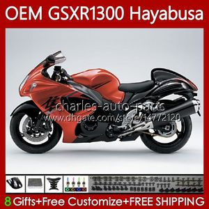 Fairings de OEM para Suzuki Hayabusa GSXR-1300 2014 2015 2016 2017 2018 2019 77No.97 GSXR 1300 CC GSX R1300 08-19 1300cc GSXR1300 Brilho Laranja 08 09 10 11 12 13 Corpo de Injeção